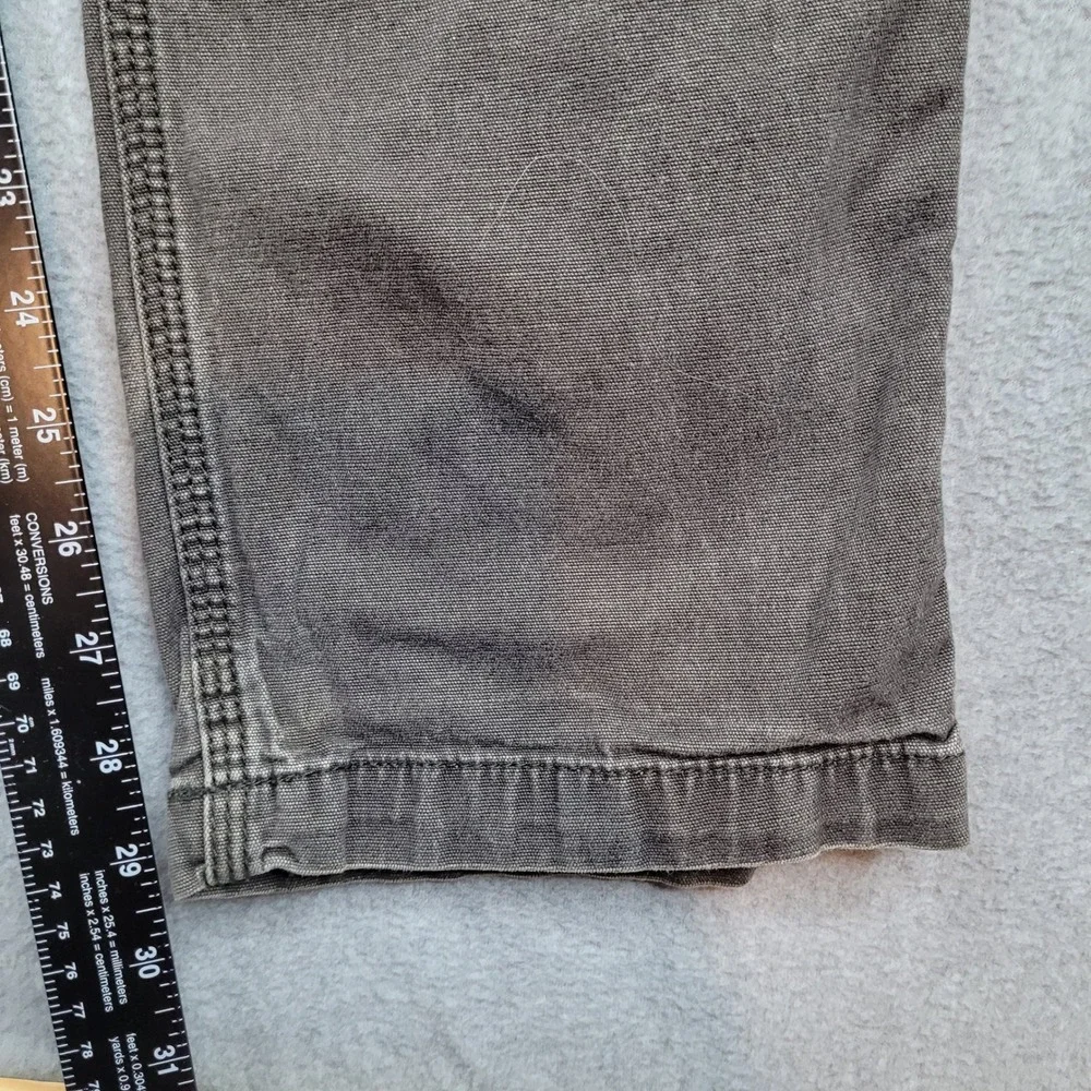 Carhartt Utility Pants Mens 32x30 Gray Relaxed Fit Rugged Flex Rigby 102291-306
